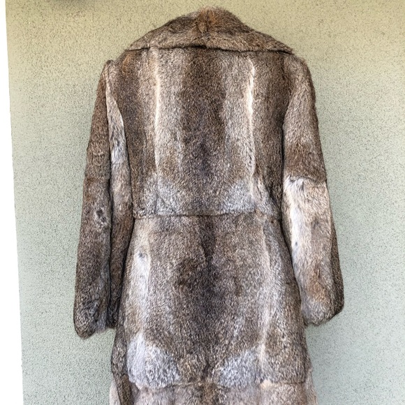 Vintage Jackets & Coats Vintage Rabbit Fur Long Coat Poshmark